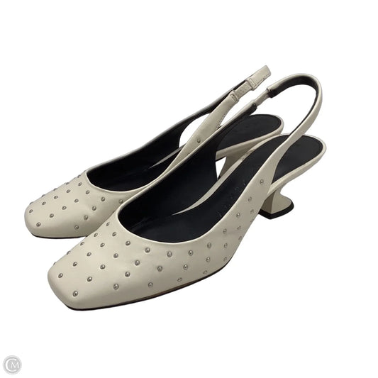 Shoes Heels Block By Katy Perry In Cream, Size: 7.5