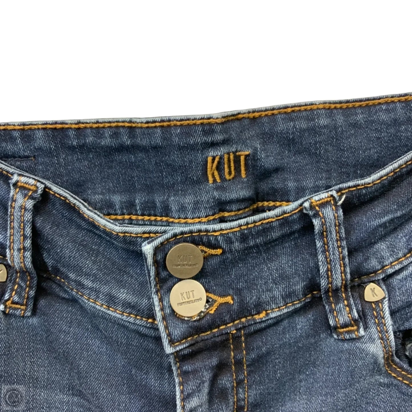 Jeans Boot Cut By Kut In Blue Denim, Size: 8