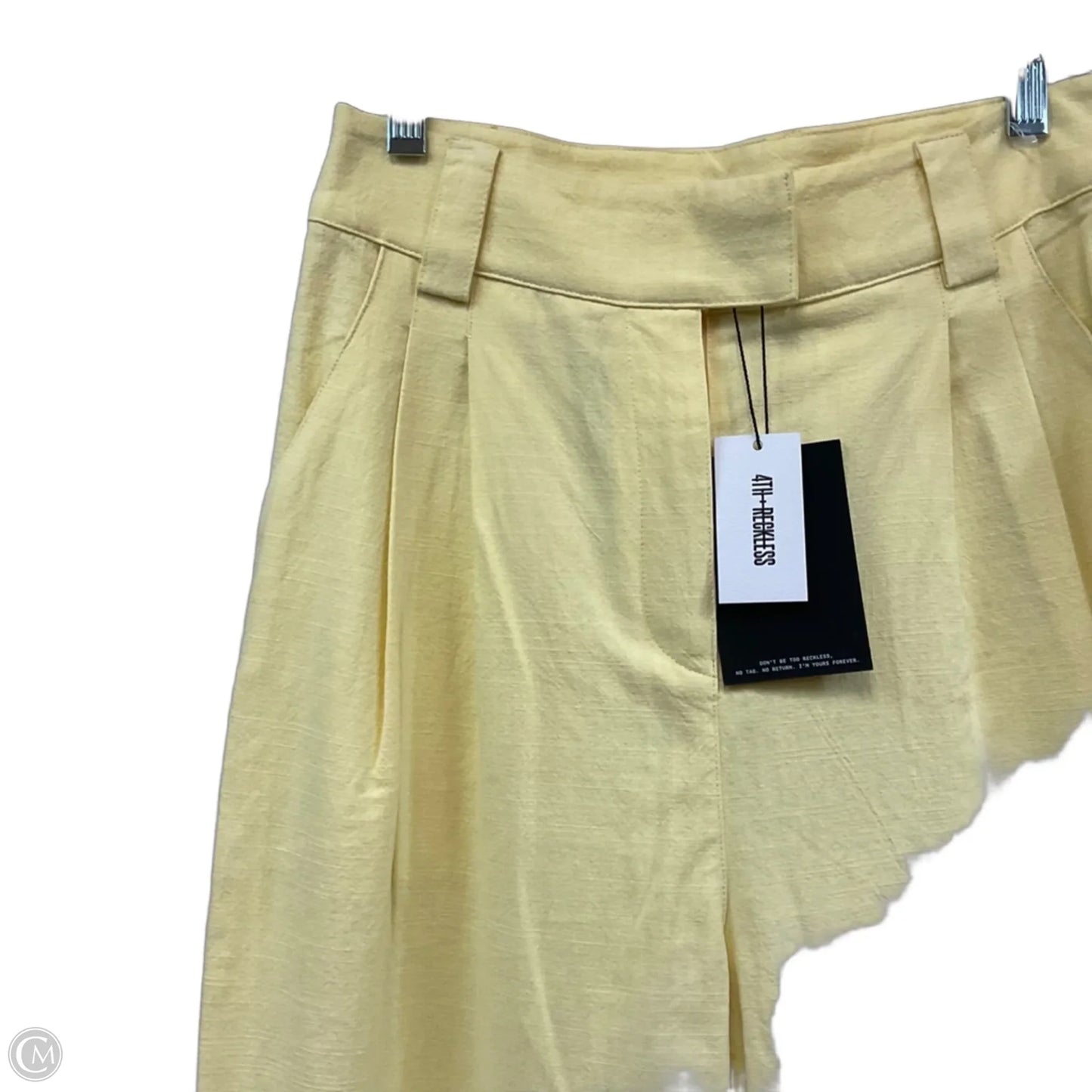 Pants Wide Leg By 4th & Reckless In Yellow, Size: S