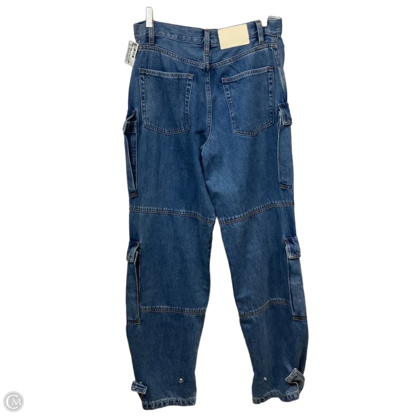 Jeans Wide Leg By GRLFRND In Blue Denim, Size: 0