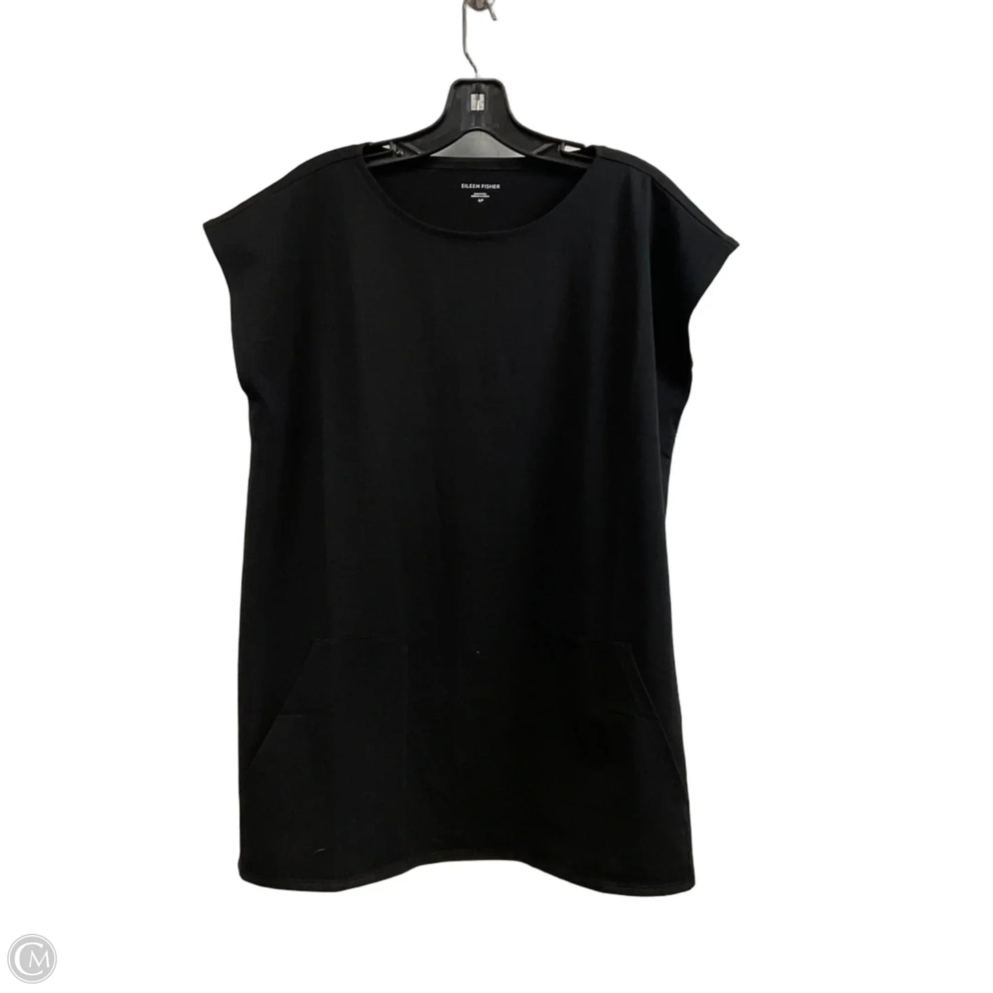 Top Sleeveless By Eileen Fisher In Black, Size: S