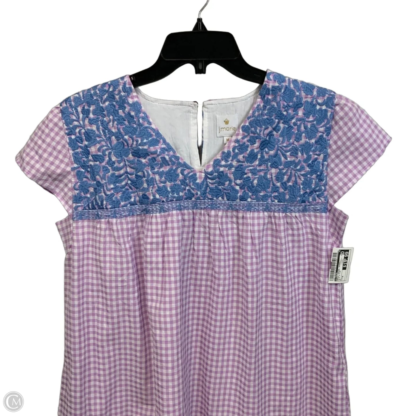 Dress Casual Short By J.marie In Blue & Pink, Size: M