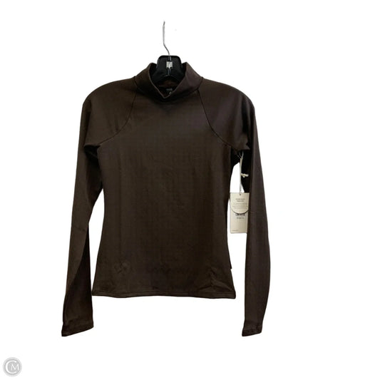 Athletic Top Long Sleeve Collar By Vuori In Brown, Size: Xs