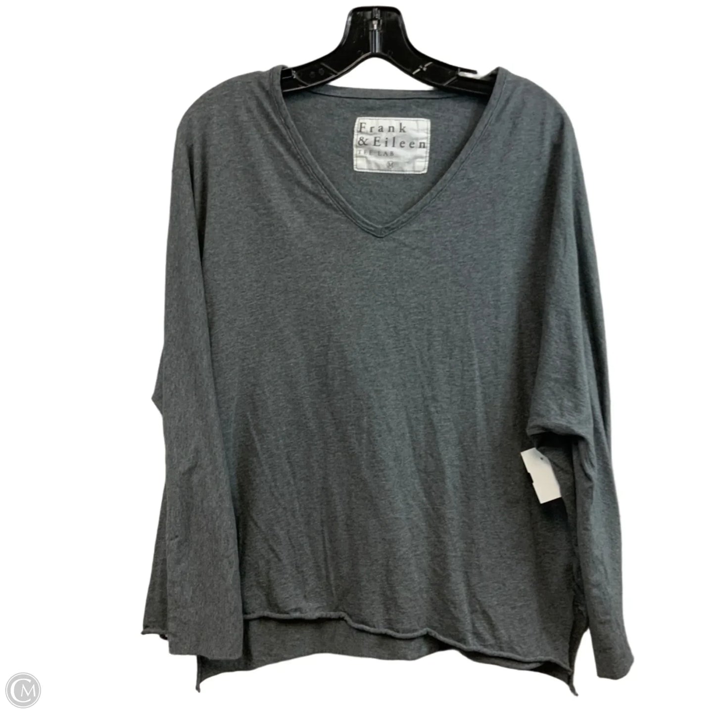 Top Long Sleeve By Frank And Eileen In Grey, Size: M