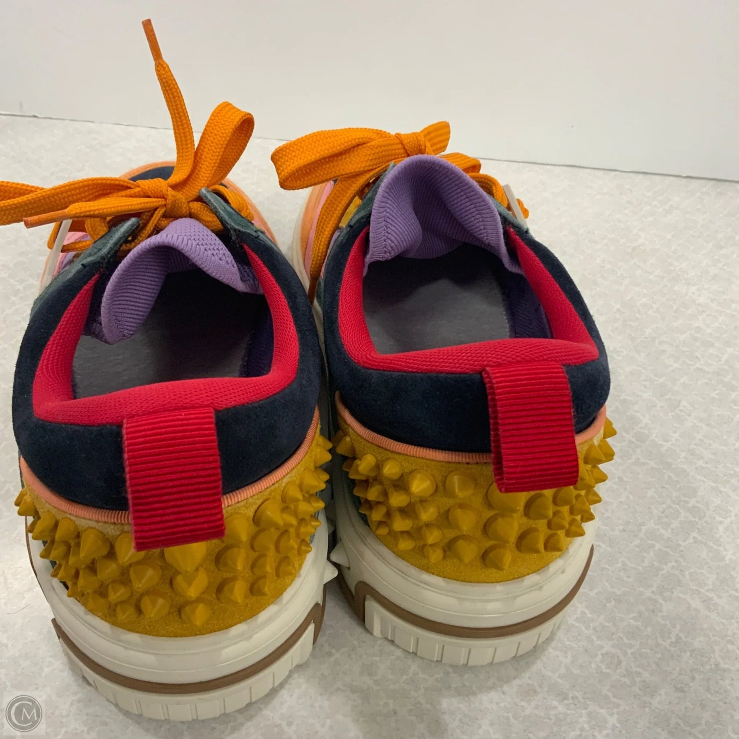 Shoes Luxury Designer By Christian Louboutin In Multi-colored, Size: 9