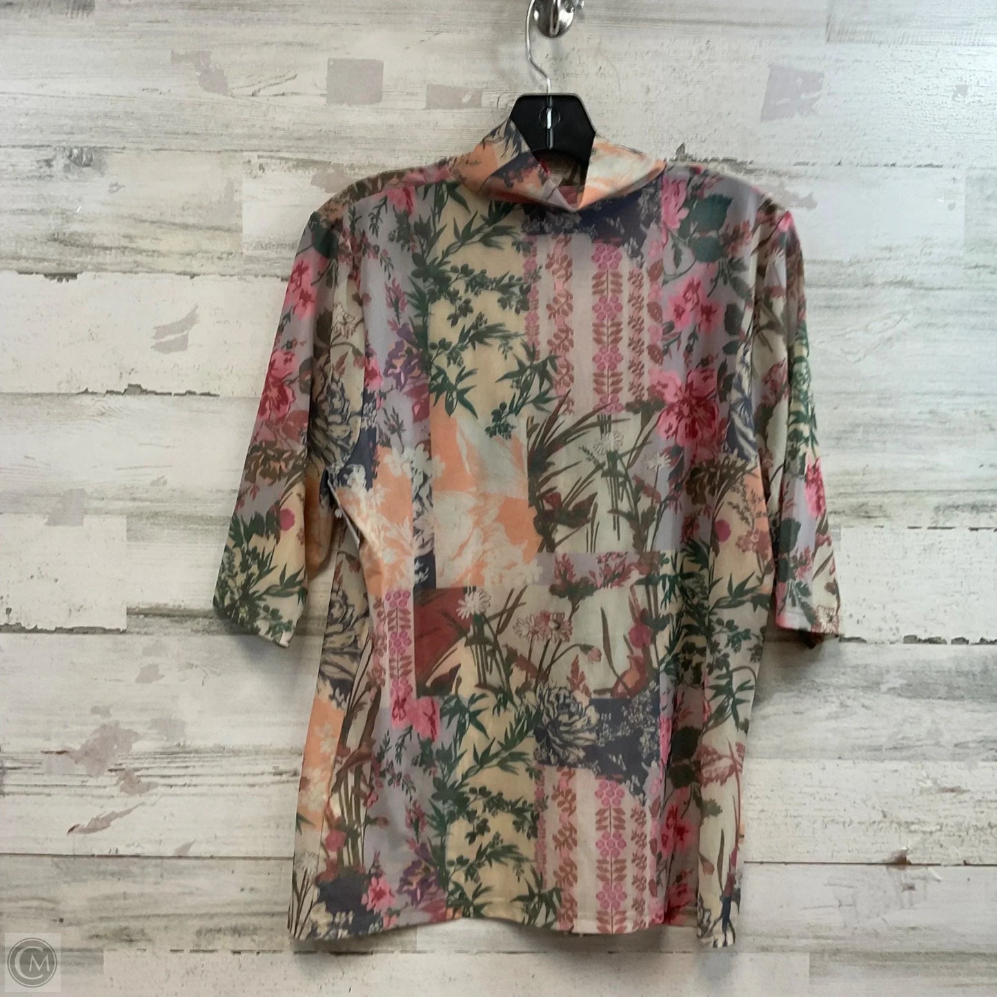 Top Long Sleeve By Anthropologie In Green, Size: Xl