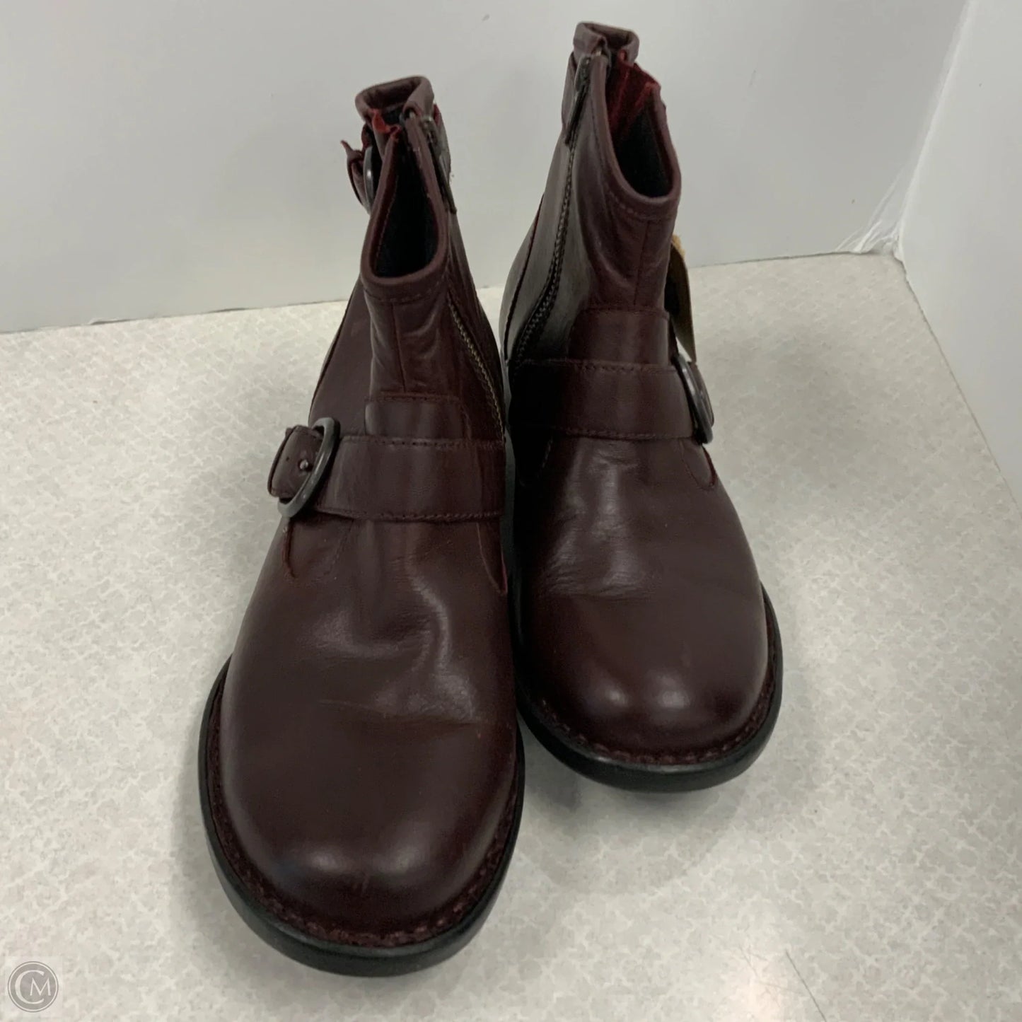 Boots Ankle Flats By Born In Red, Size: 8