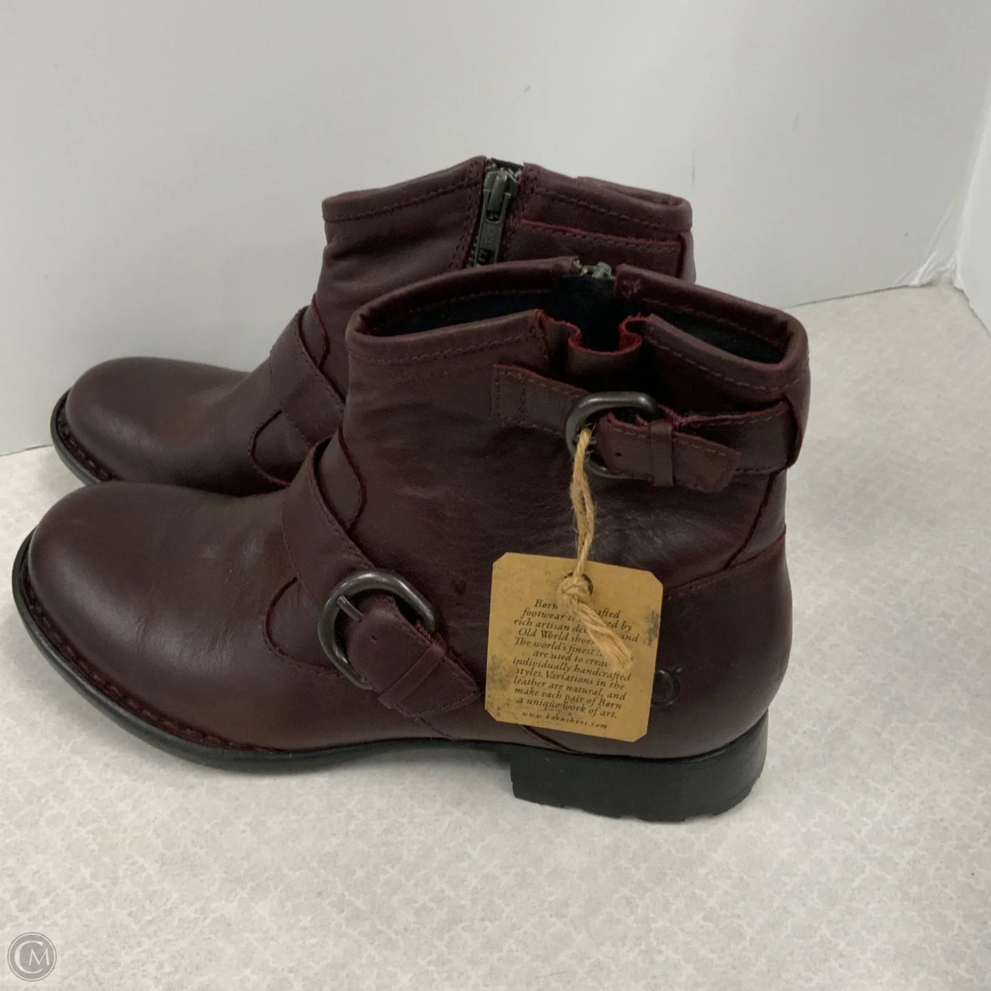 Boots Ankle Flats By Born In Red, Size: 8