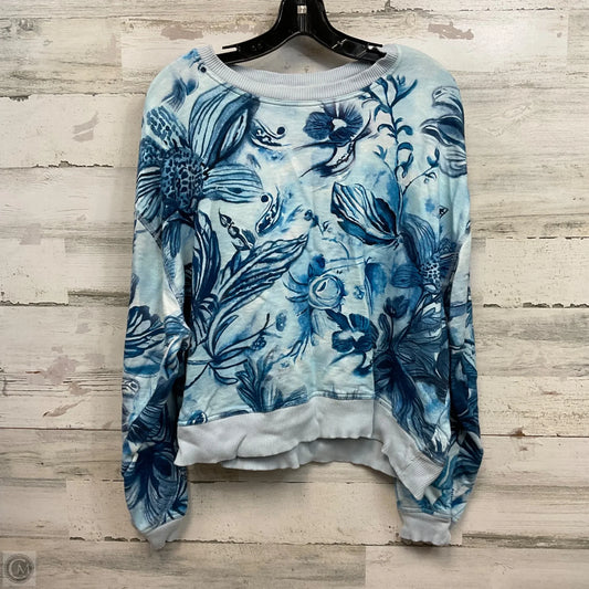 Sweatshirt Crewneck By Pilcro In Blue, Size: S