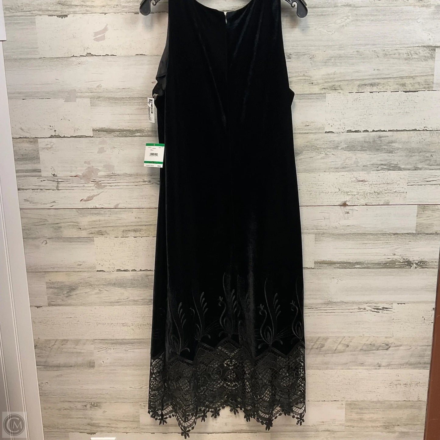 Dress Party Midi By Anne Klein In Black, Size: L