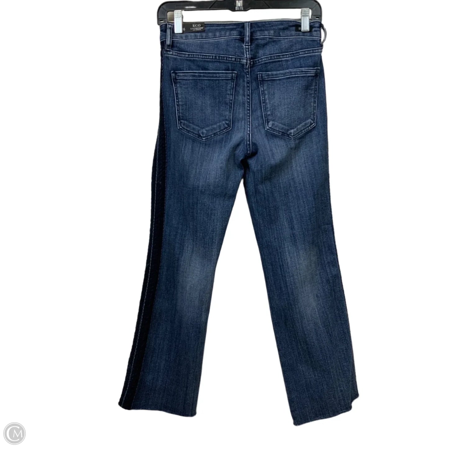Jeans Flared By Liverpool In Blue Denim, Size: 2