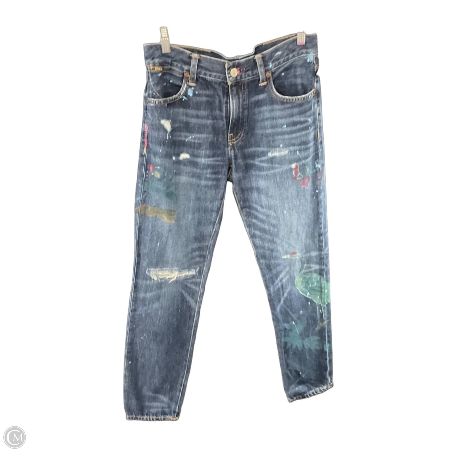 Jeans Boyfriend By Polo Ralph Lauren In Blue Denim, Size: 4