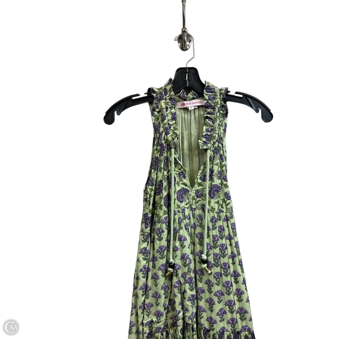 Dress Casual Maxi By Ros Garden In Green, Size: S