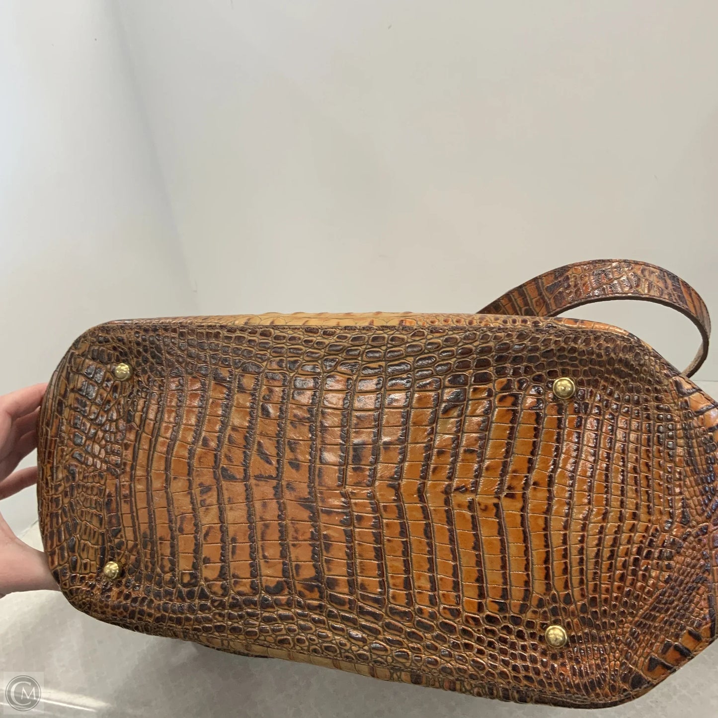 Handbag Designer By Brahmin, Size: Large