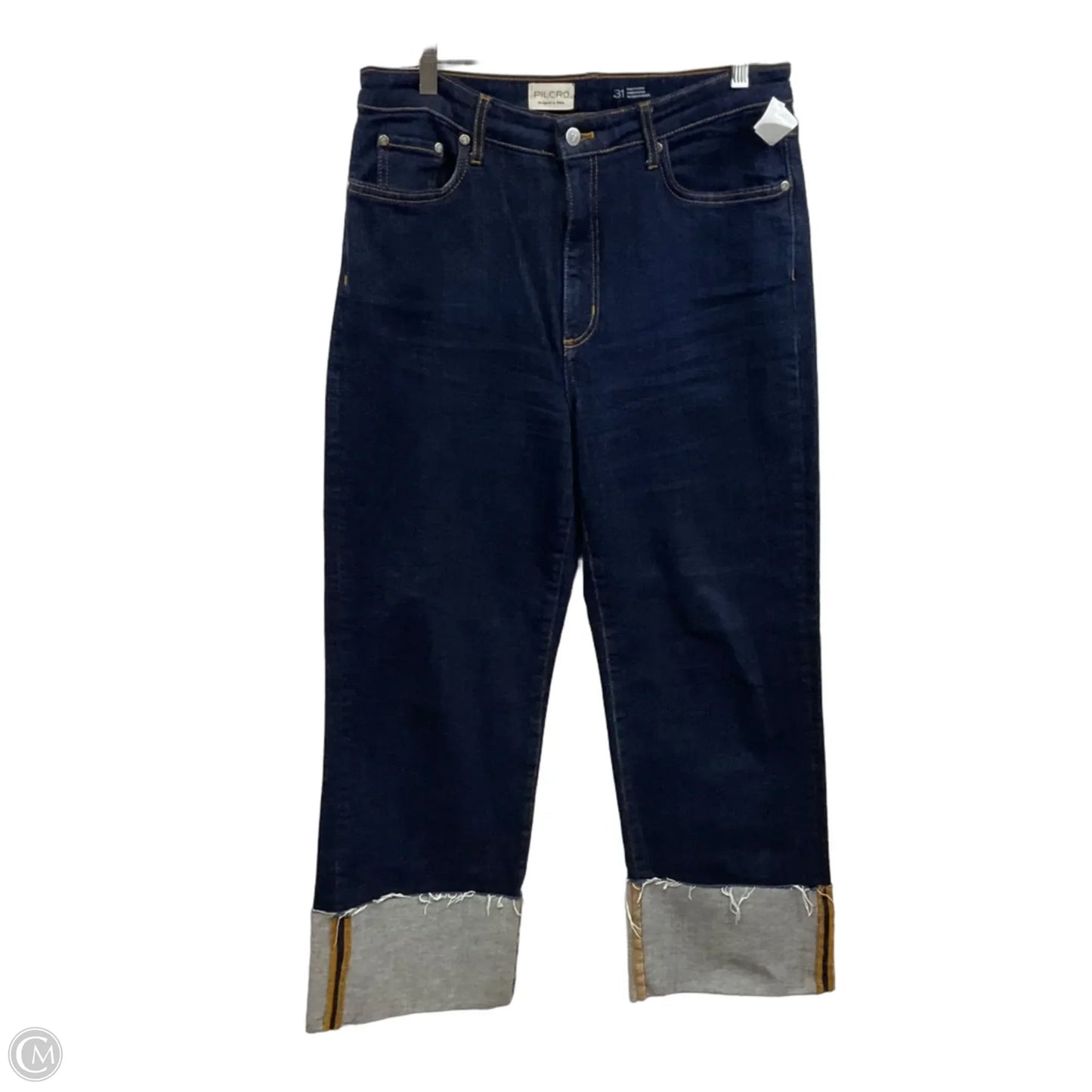 Jeans Wide Leg By Pilcro In Blue Denim, Size: 12