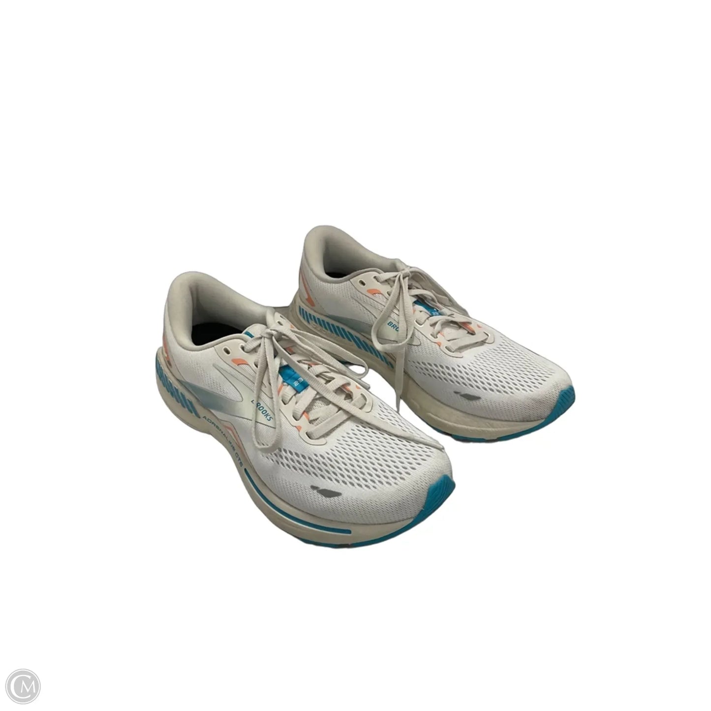 Shoes Athletic By Brooks In White, Size: 9.5