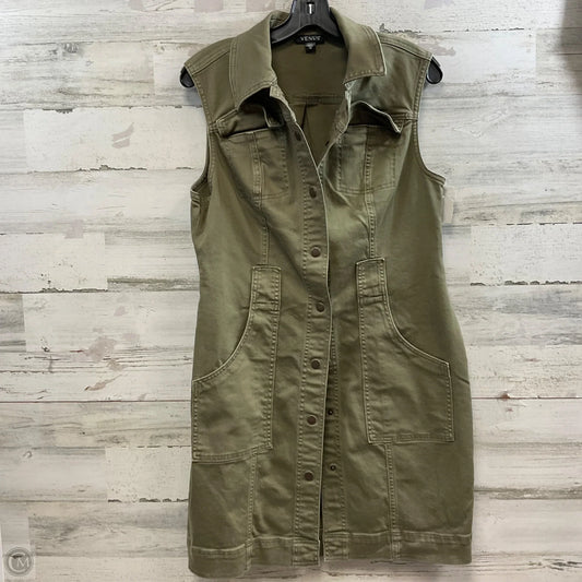 Dress Casual Short By Venus In Green, Size: L