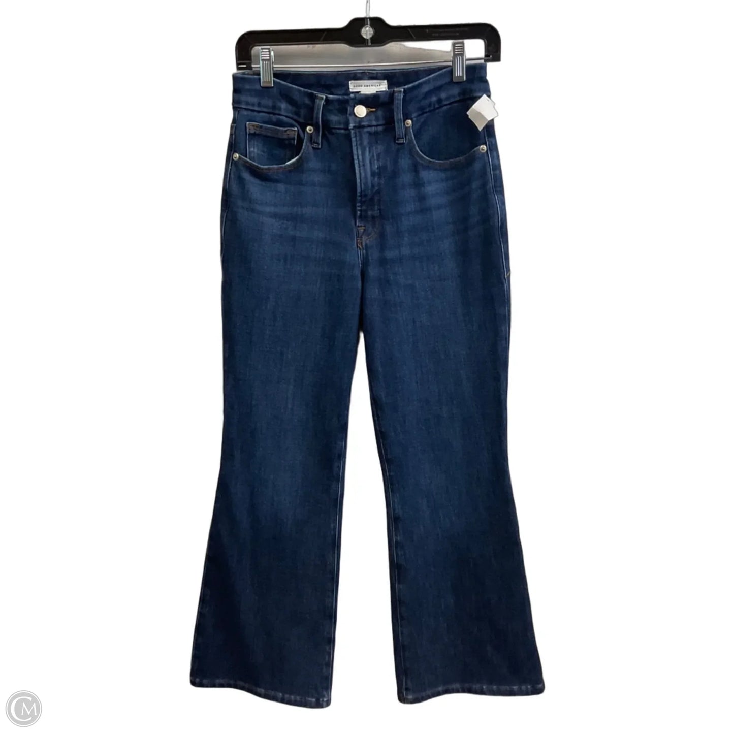 Jeans Boot Cut By Good American In Blue Denim, Size: 6