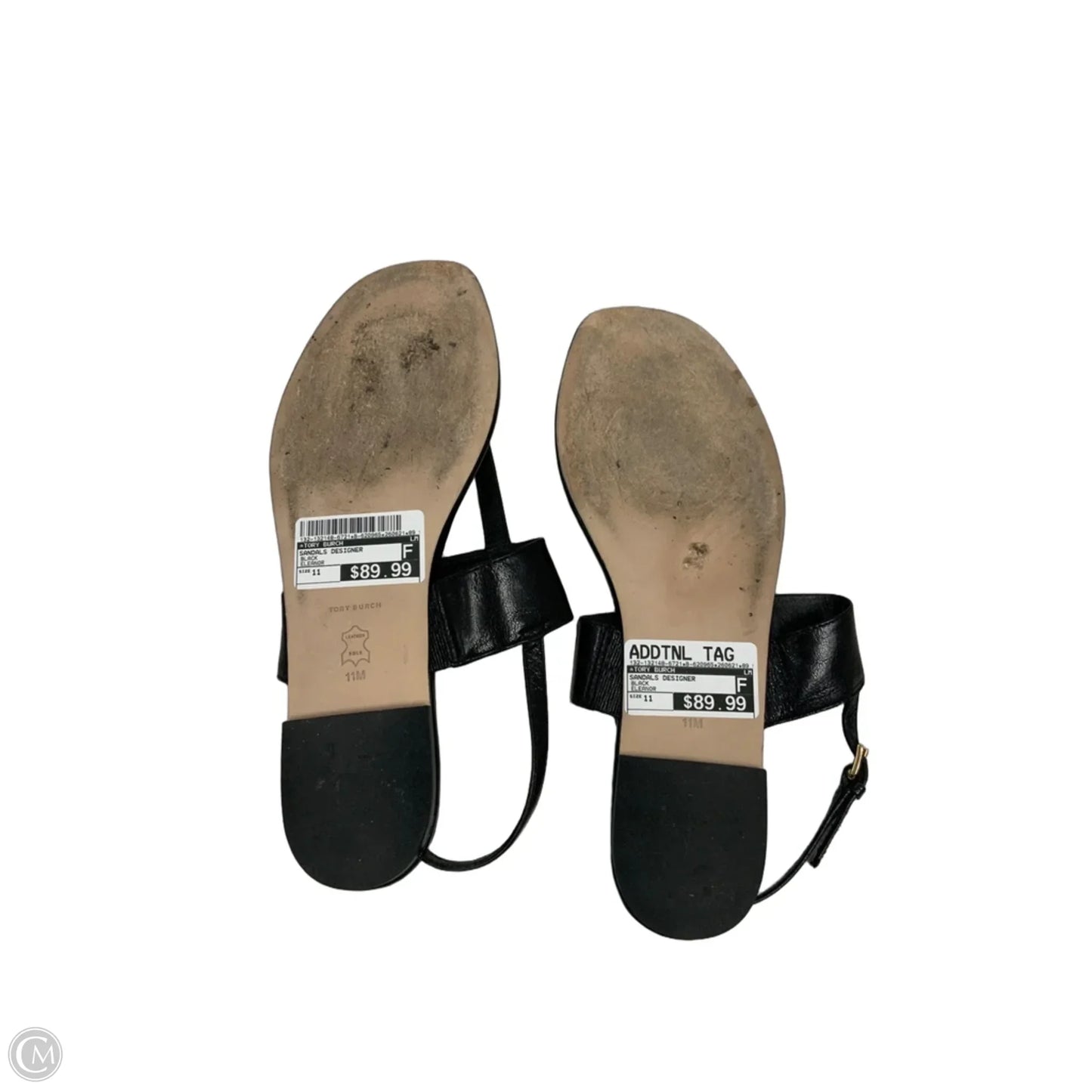 Sandals Designer By Tory Burch In Black, Size: 11