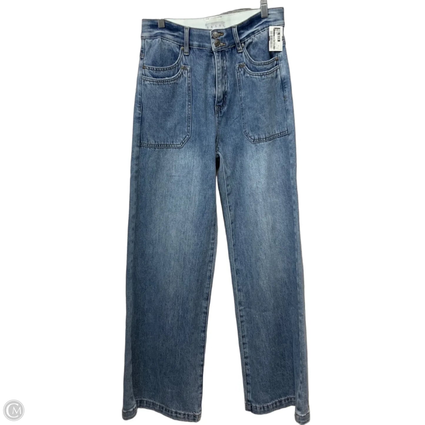 Jeans Wide Leg By Saige In Blue Denim, Size: 10