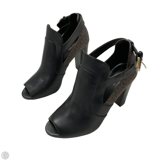 Sandals Heels Block By Michael By Michael Kors In Black, Size: 9