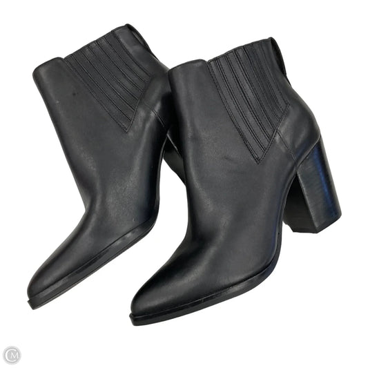 Boots Ankle Heels By Aldo In Black, Size: 6