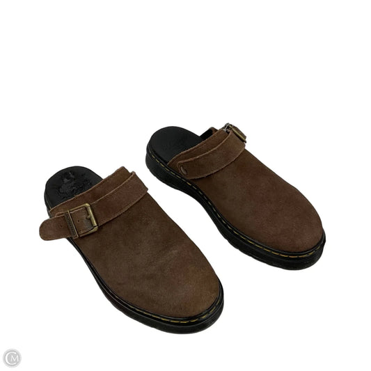 Shoes Flats By Dr Martens In Brown, Size: 10