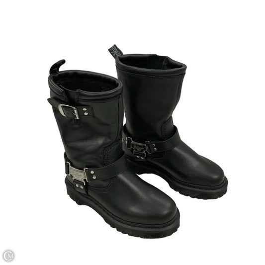 Boots Mid-calf Flats By Dr Martens In Black, Size: 6
