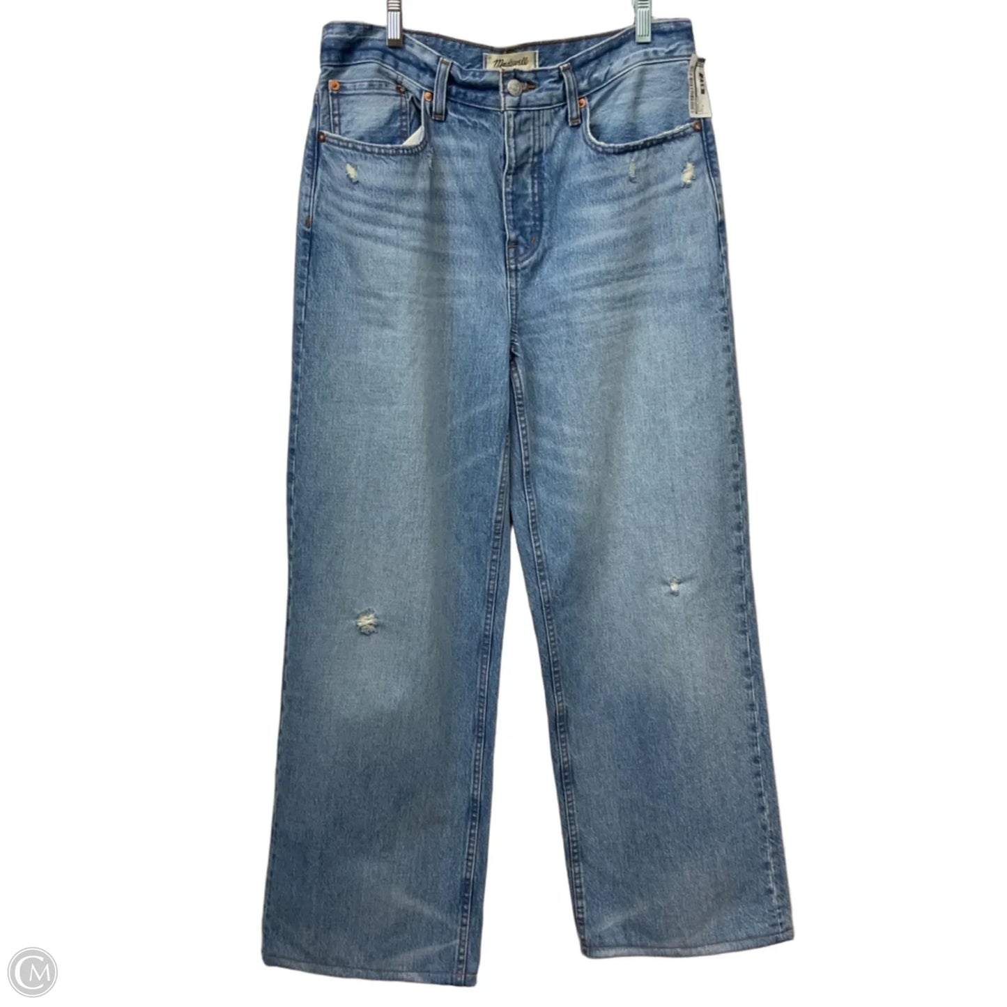 Jeans Wide Leg By Madewell In Blue Denim, Size: 2