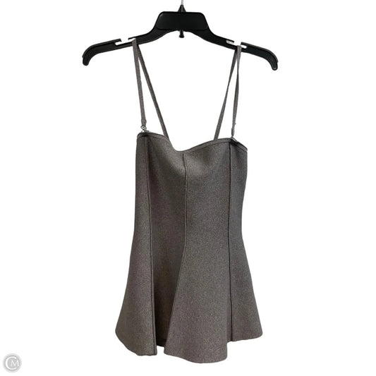 Top Sleeveless By Anthropologie In Bronze, Size: L