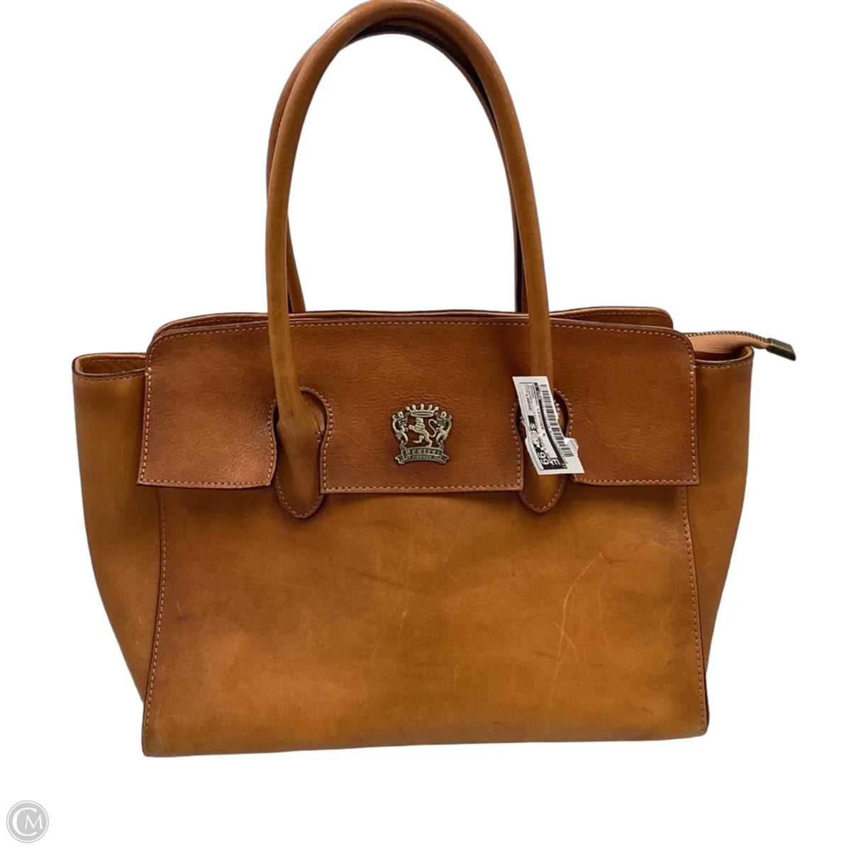 Handbag Leather By Pratesi, Size: Large