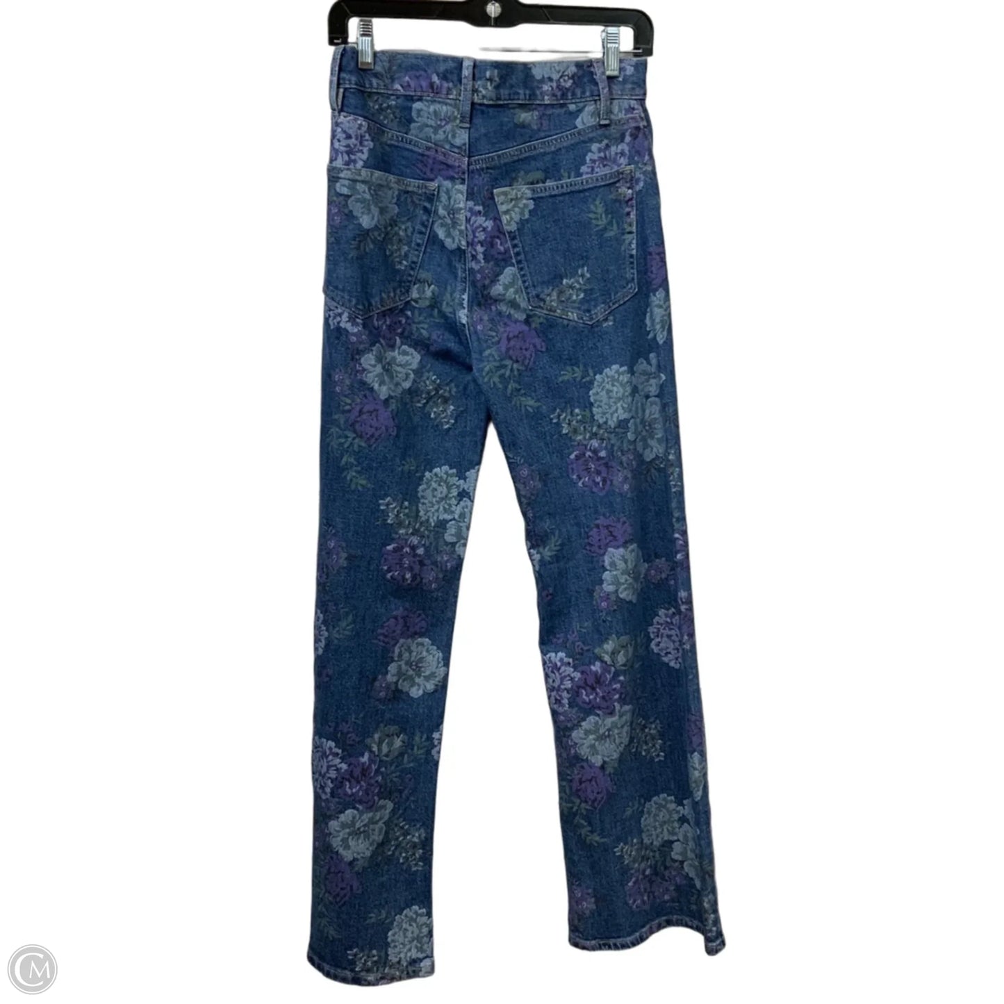 Jeans Wide Leg By Loft In Blue Denim, Size: 0