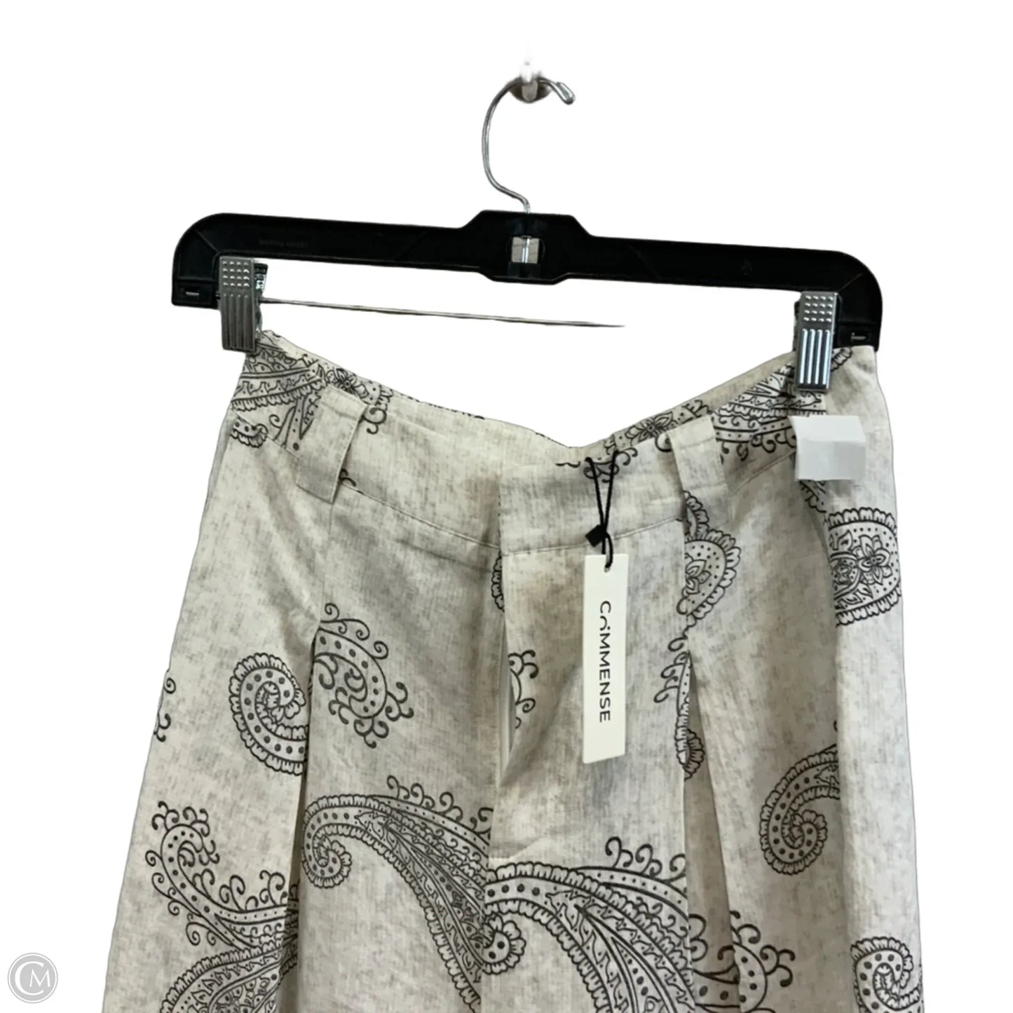 Pants Linen By Commense In White, Size: S