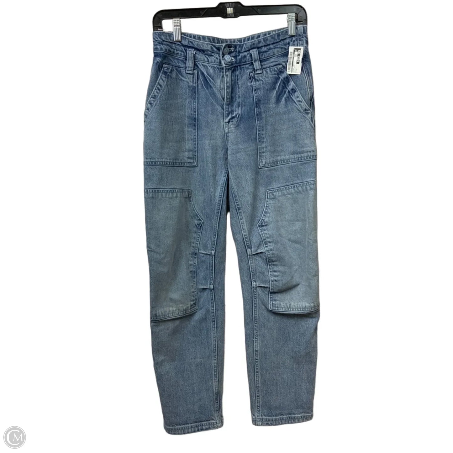 Jeans Straight By Pilcro In Blue Denim, Size: 4