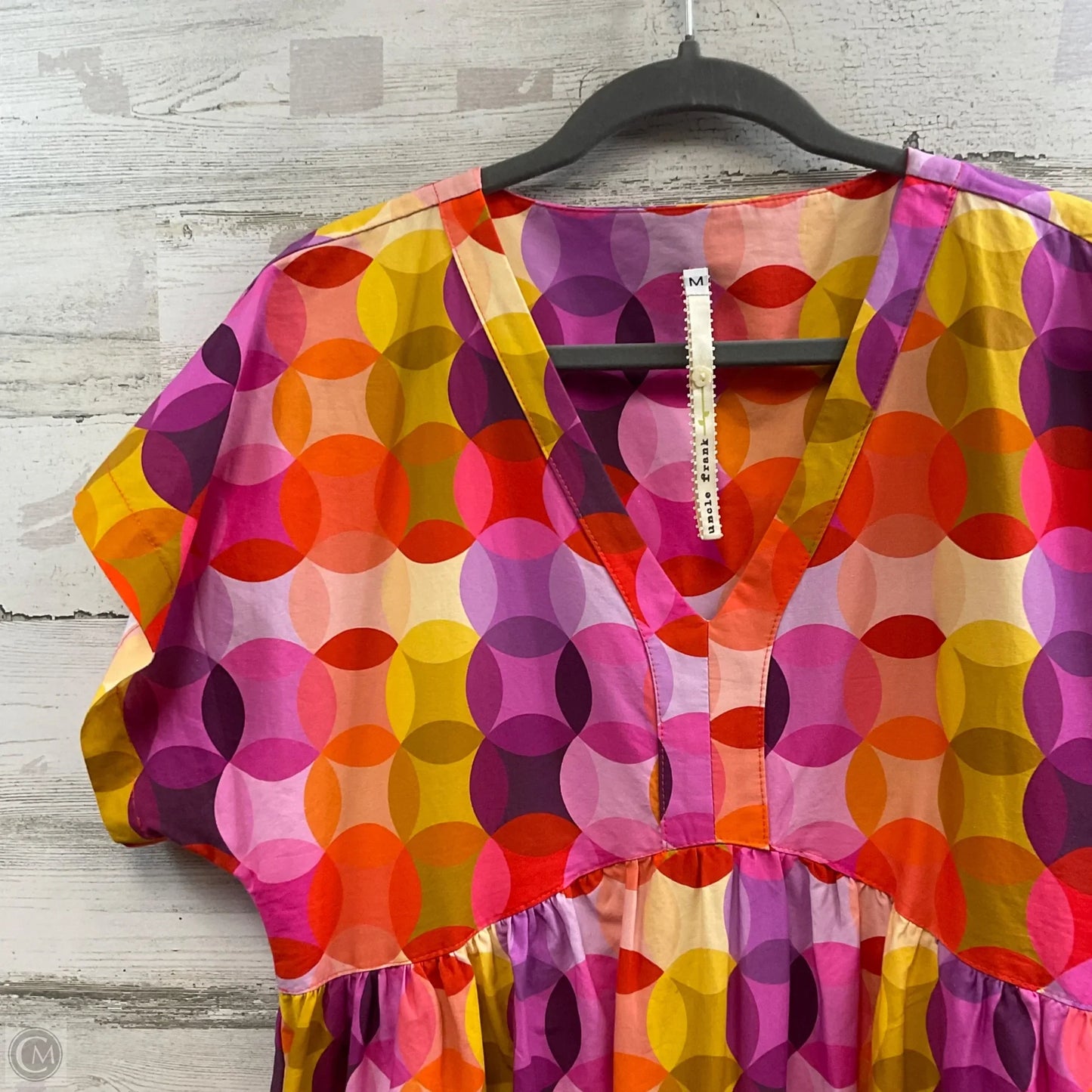 Dress Casual Midi By Uncle Frank In Polkadot Pattern, Size: M