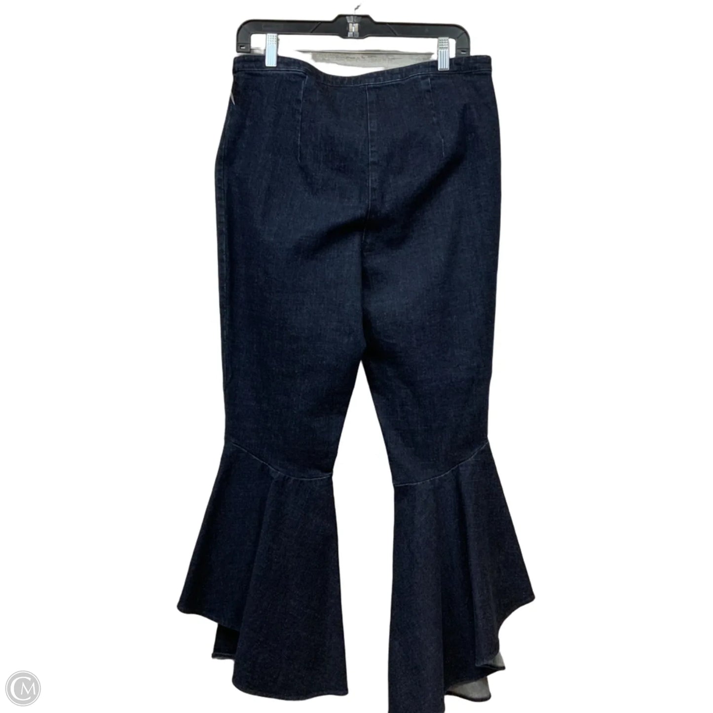 Jeans Flared By Scripted In Blue Denim, Size: L