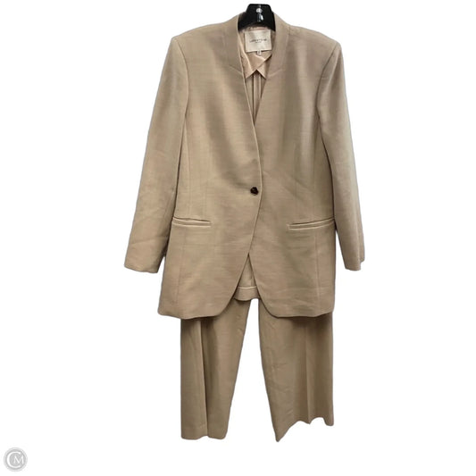 Pants Suit 2pc By LAFAYETTE 148 In Tan, Size: 12
