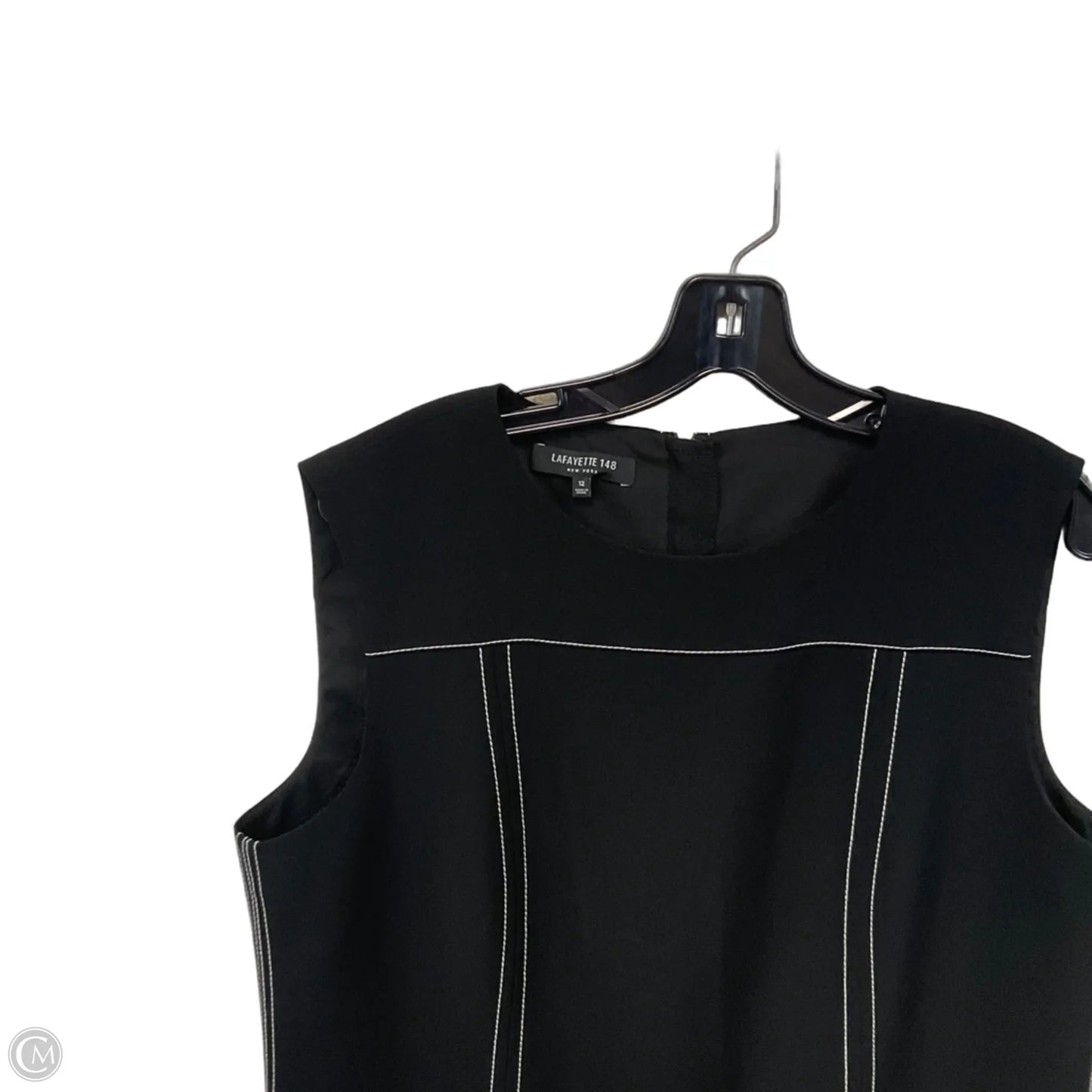 Dress Designer By Lafayette 148 In Black, Size: L