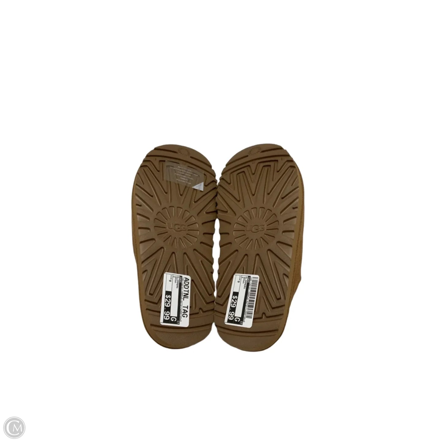 Slippers By Ugg In Brown, Size: 9
