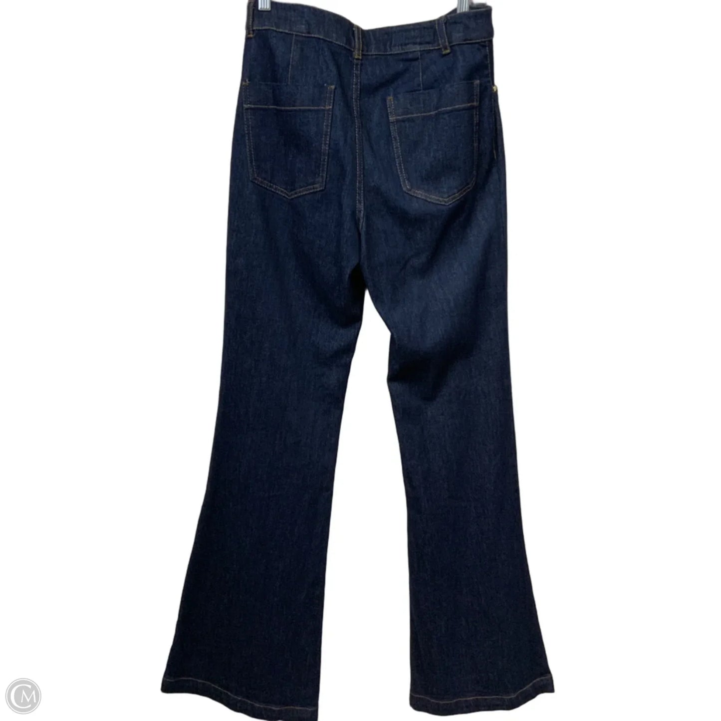Jeans Flared By Zara In Blue, Size: M
