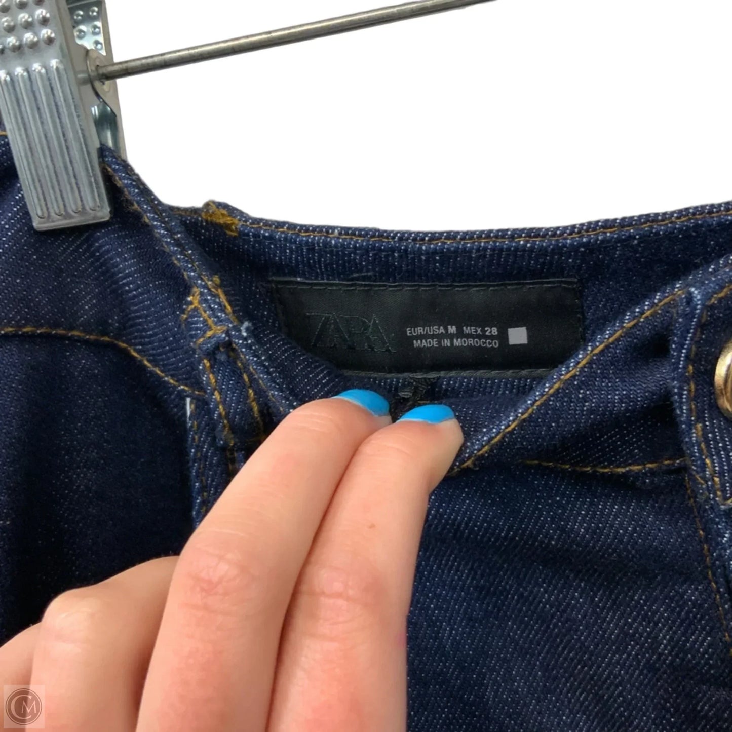 Jeans Flared By Zara In Blue, Size: M