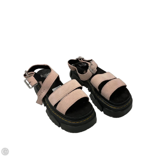 Sandals Flats By Dr Martens In Pink, Size: 6
