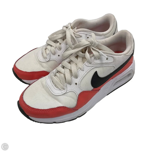 Shoes Athletic By Nike In Cream & Red, Size: 6