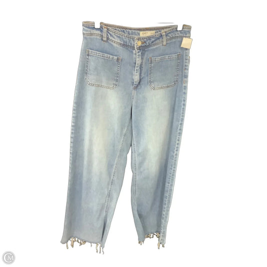 Jeans Wide Leg By Oat In Blue Denim, Size: 8
