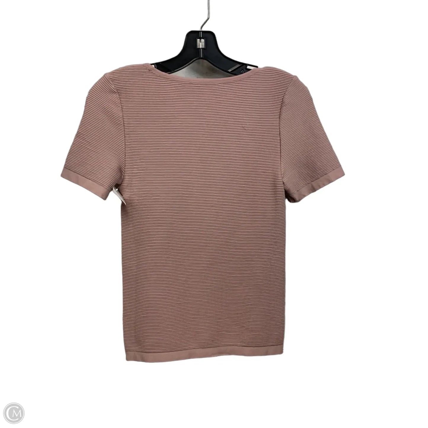 Top Short Sleeve Basic By White House Black Market In Pink, Size: S
