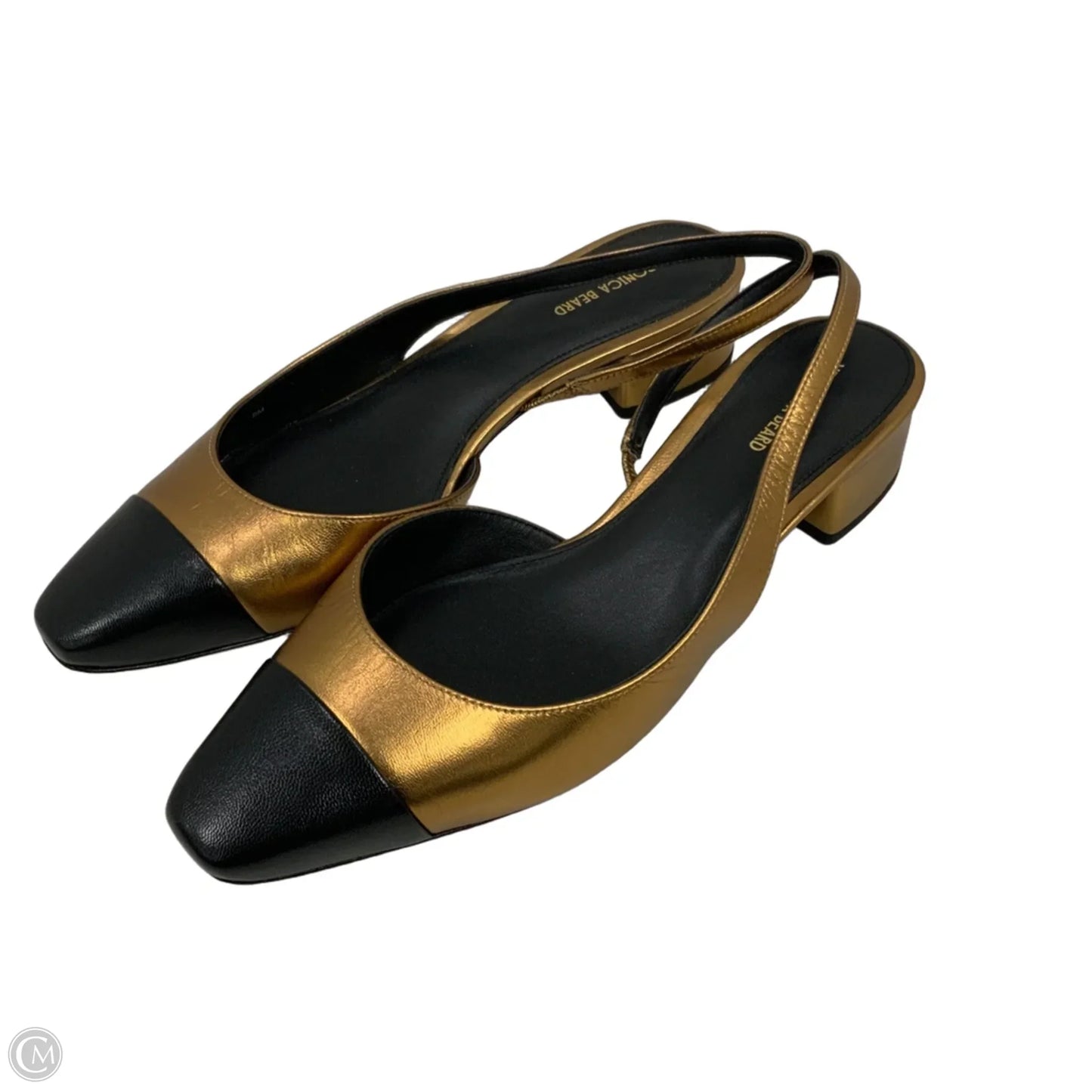 Shoes Heels Kitten By Veronica Beard In Bronze, Size: 9