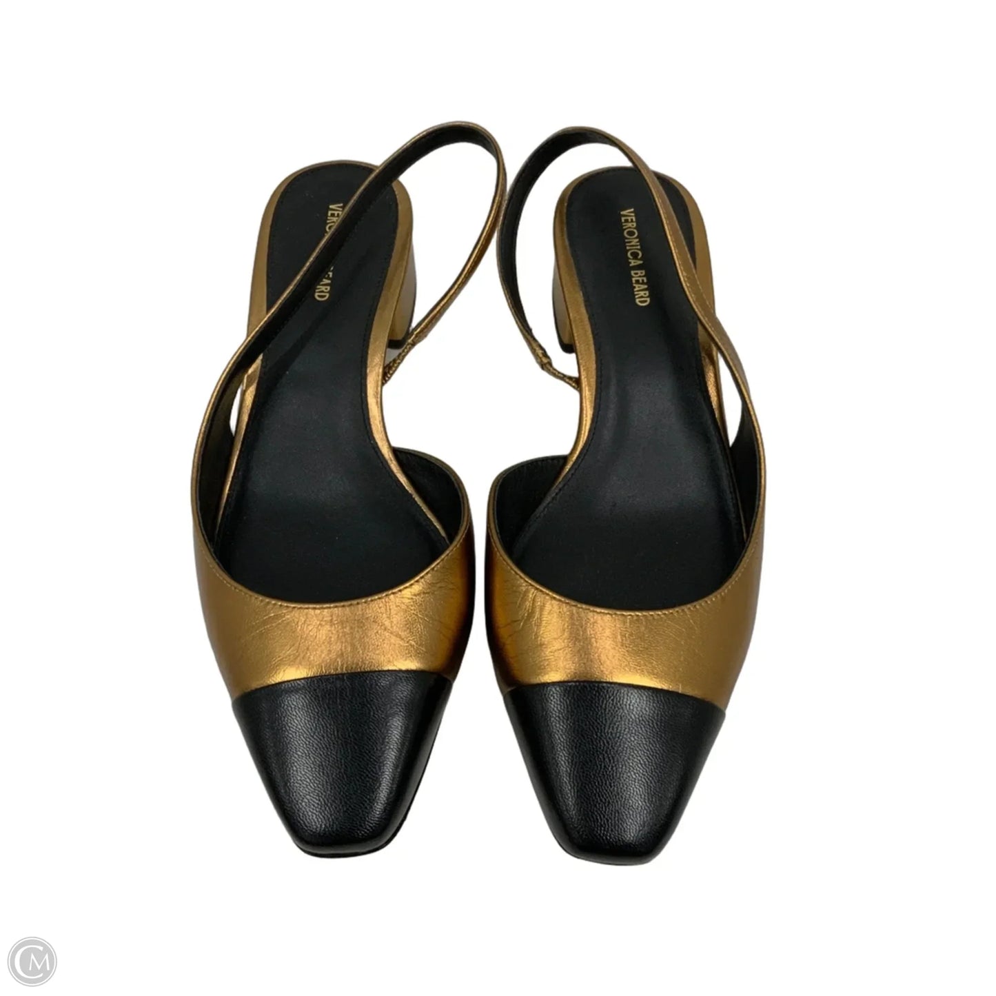 Shoes Heels Kitten By Veronica Beard In Bronze, Size: 9