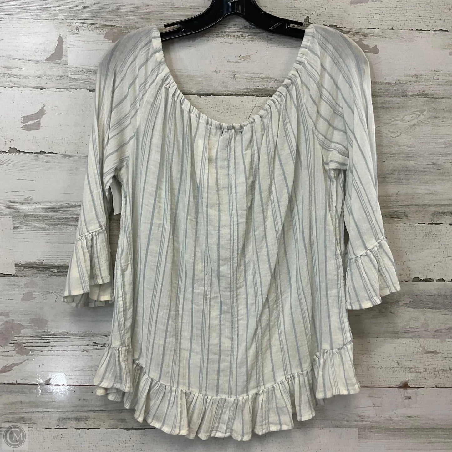 Top 3/4 Sleeve By Sanctuary In Cream, Size: M