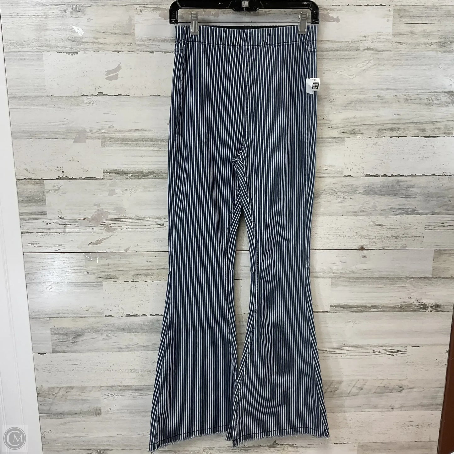 Pants Wide Leg By Altard State In Blue Denim, Size: L