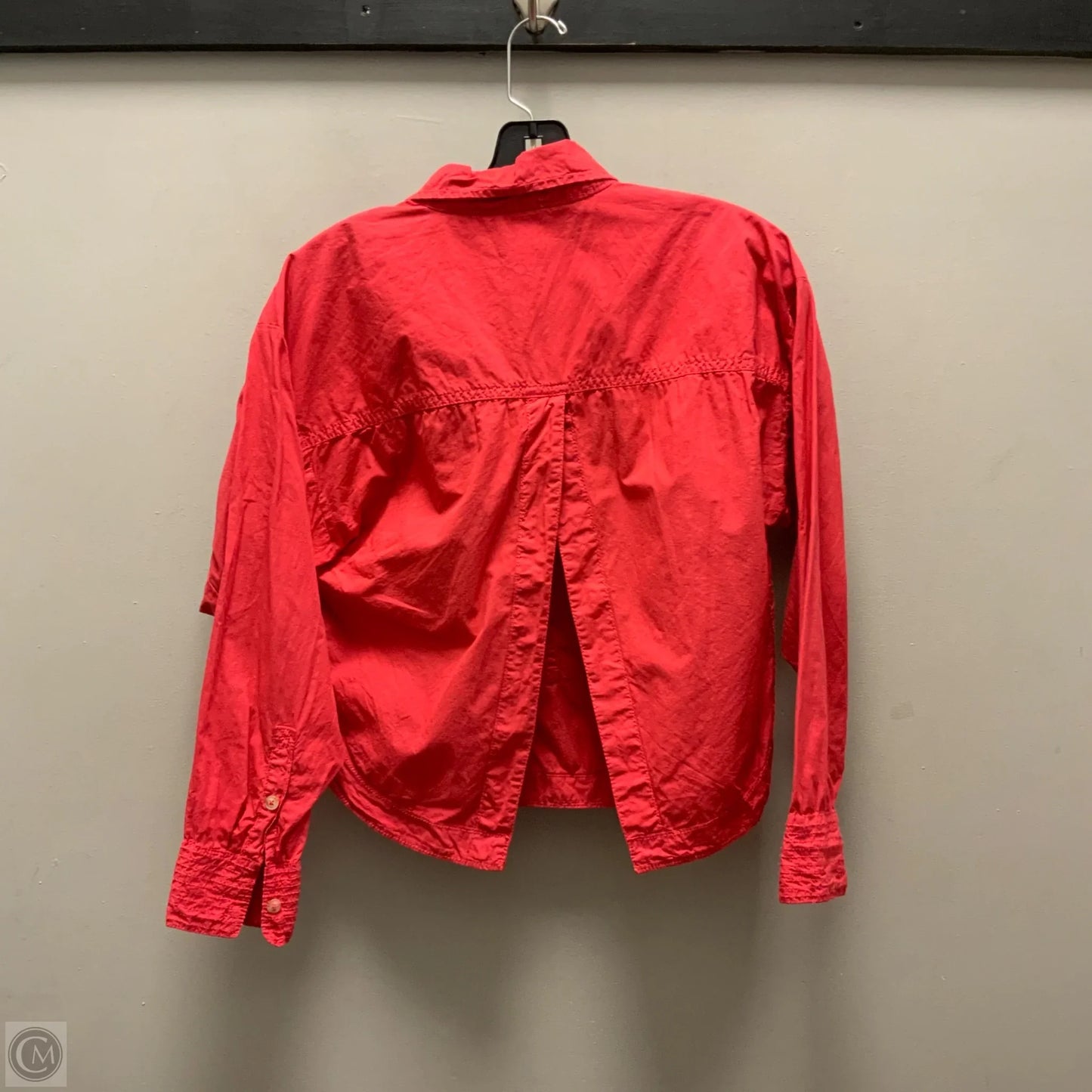 Top Long Sleeve By Pilcro In Red, Size: Xxs
